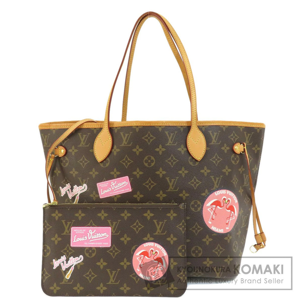 Louis Vuitton Neverfull My LV World Tour Monogram Tote Bag Canvas